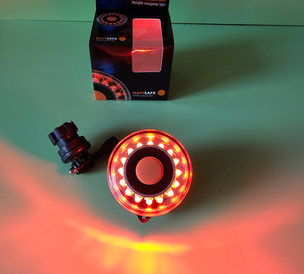 Navilight ALL RED 360 2NM w/Navimount Base 045