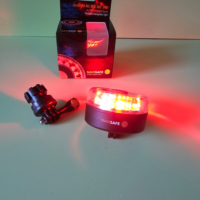 Navilight ALL RED 360 2NM w/Navimount Base 045