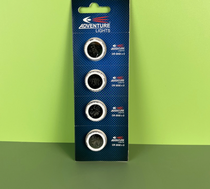 Adventure Lights 4-Count Lithium Cell CR-2032